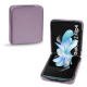 レザーケース Samsung Galaxy Z Flip4 - Lilas PU ( Pantone #b9a3e3 )