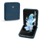 Funda de piel Samsung Galaxy Z Flip4 - Blu mediterran - Couture ( Pantone #0E3043 )
