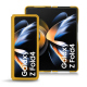 Lederschutzhülle Samsung Galaxy Z Fold4 - Jaune soulèu ( Pantone #F3B934 )