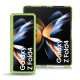 Lederschutzhülle Samsung Galaxy Z Fold4 - Vert olive PU ( Pantone #a7c58e )