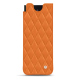 Funda de piel Samsung Galaxy Z Fold4 - Orange - Couture ( Nappa - Pantone #ff9351 ) 