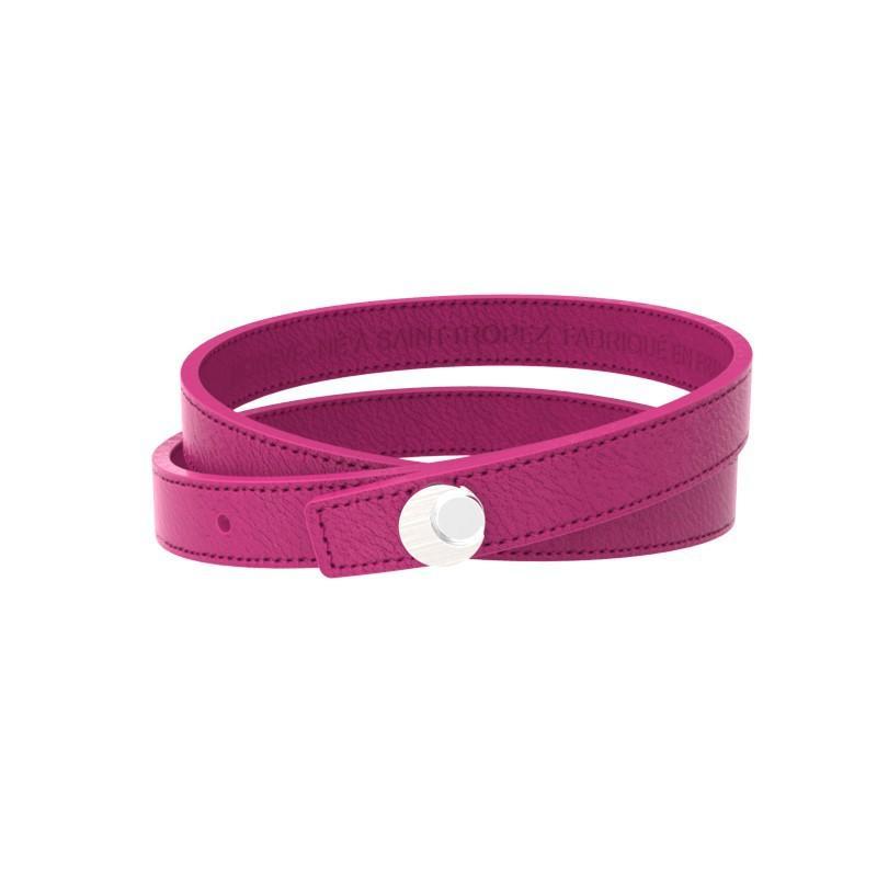 Pulseira de senhora em couro