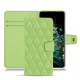 Housse cuir OnePlus 10T - Vert olive - Couture ( Nappa - Pantone #a7c58e ) 