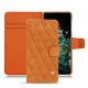 Housse cuir OnePlus 10T - Mandarine vintage - Couture ( Pantone #d47231 ) 