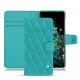 Capa em pele OnePlus 10T - Bleu fluo - Couture