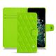 Funda de piel OnePlus 10T - Vert fluo - Couture ( Pantone #00ab5f ) 