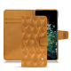 OnePlus 10T leather case - Or Maïa - Couture ( Pantone 871C ) 