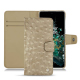 Funda de piel OnePlus 10T - Autruche desert ( Pantone #A39382 ) 