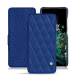 Custodia in pelle OnePlus 10T - Bleu océan - Couture ( Nappa - Pantone #003da5 ) 