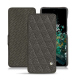 Funda de piel OnePlus 10T - Anthracite - Couture ( Pantone #41403c ) 
