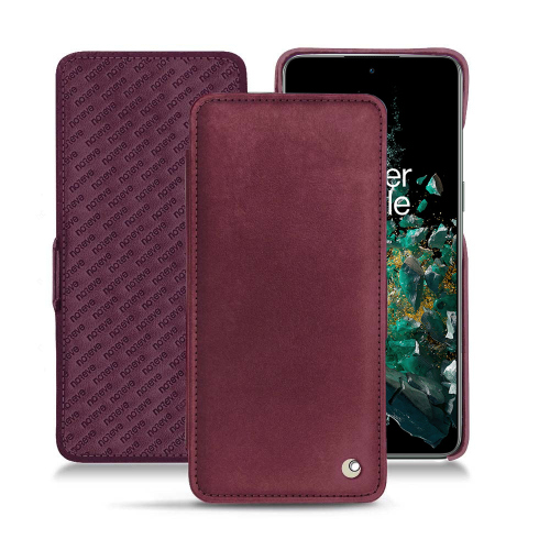Housse en cuir premium pour OnePlus 10TPrune vintage ( Pantone #612434 ) 