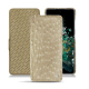Capa em pele OnePlus 10T - Autruche desert ( Pantone #A39382 ) 