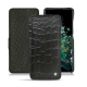 Custodia in pelle OnePlus 10T - Crocodile nero ( Noir / Black) 