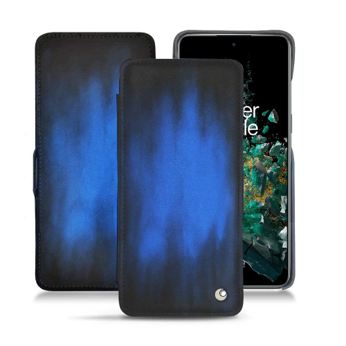 用于OnePlus 10T的高级皮套Bleu Patine