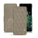 硬质真皮保护套 OnePlus 10T - Darboun sabla - Couture ( Pantone #BCB1A1 )