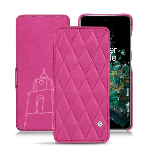 OnePlus 10T용 프리미엄 가죽 케이스Rose BB - Couture ( Pantone #DB599F )