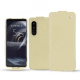 Capa em pele Sony Xperia 5 III - Beige ( Nappa - Pantone #ceb888 ) 