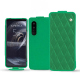 Custodia in pelle Sony Xperia 5 III - Vert fluo - Couture ( Pantone #00ab5f ) 