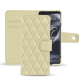 Sony Xperia 5 III leather case - Beige - Couture ( Nappa - Pantone #ceb888 ) 