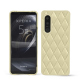 Custodia in pelle Sony Xperia 5 III - Beige - Couture ( Nappa - Pantone #ceb888 ) 