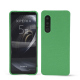 Coque cuir Sony Xperia 5 III - Vert fluo ( Pantone #00ab5f ) 
