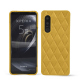 Funda de piel Sony Xperia 5 III - Jaune soulèu - Couture ( Pantone #F3B934 )