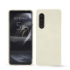Sony Xperia 5 III leather cover - Blanc escumo ( Pantone #D6D6D1 )