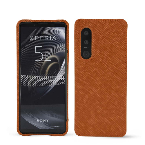 Custodie premium per Sony Xperia 5 IIIOrange vibrant ( Pantone #e36b39 ) 