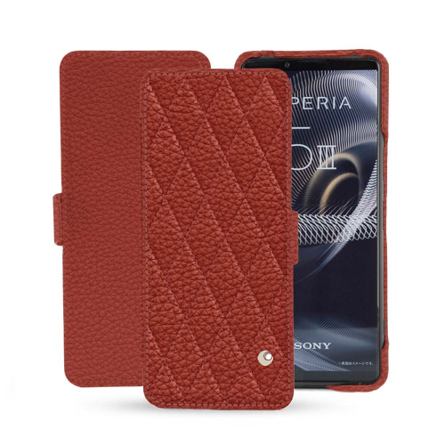 索尼Xperia 5 III的时尚封面和外壳Papaye - Couture ( Pantone #b54317 ) 