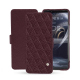 Funda de piel Sony Xperia 5 III - Lie de vin - Couture ( Pantone #412234 ) 