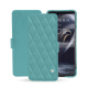 Custodia in pelle Sony Xperia 5 III - Bleu fluo - Couture