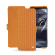 Custodia in pelle Sony Xperia 5 III - Abaca arancio ( Pantone #d77540 )