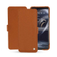Sony Xperia 5 III leather case - Orange vibrant ( Pantone #e36b39 ) 