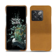 OnePlus 10T leather cover - Or Maïa ( Pantone 871C ) 