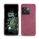Coque cuir OnePlus 10T - Serpent ciclamino ( Pantone #9E4C6E ) 