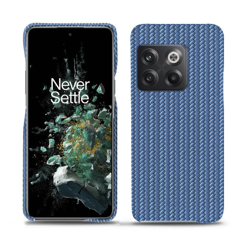Custodia in pelle premium per OnePlus 10TAbaca ishia ( Pantone #395775 ) 