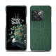 Custodia in pelle OnePlus 10T - Crocodile pino ( Pantone #173F35 ) 