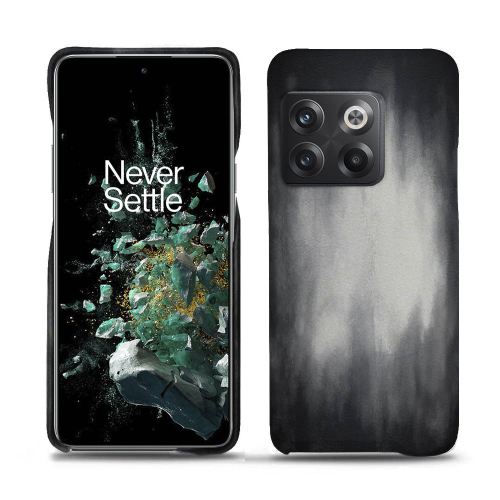Estojo de couro premium para OnePlus 10TGris Patine