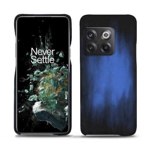 Estojo de couro premium para OnePlus 10TBleu Patine