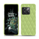 Coque cuir OnePlus 10T - Vert olive - Couture ( Nappa - Pantone #a7c58e ) 