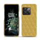 Custodia in pelle OnePlus 10T - Mimosa - Couture ( Pantone #b39437 ) 