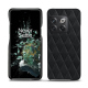Custodia in pelle OnePlus 10T - Dark vintage - Couture ( Pantone #050505 ) 