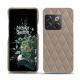 Custodia in pelle OnePlus 10T - Taupe vintage - Couture ( Pantone #591d16 ) 