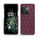 Lederschutzhülle OnePlus 10T - Prune vintage - Couture ( Pantone #612434 ) 