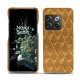 Capa em pele OnePlus 10T - Or Maïa - Couture ( Pantone 871C ) 