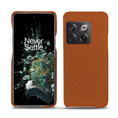 用于OnePlus 10T的高级皮套Orange vibrant ( Pantone #e36b39 ) 