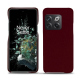 Coque cuir OnePlus 10T - Rouge Veggie ( Pantone #862633 ) 