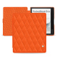 Housse cuir PocketBook Era - Orange fluo - Couture ( Pantone #ff5406 ) 