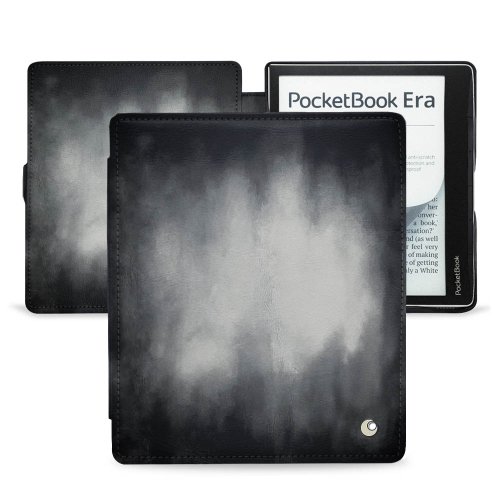 Funda de cuero de alta calidad para el PocketBook EraGris Patine