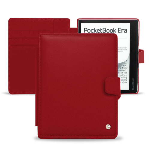 High quality leather case for PocketBook EraRouge ( Nappa - Pantone #d50032 ) 